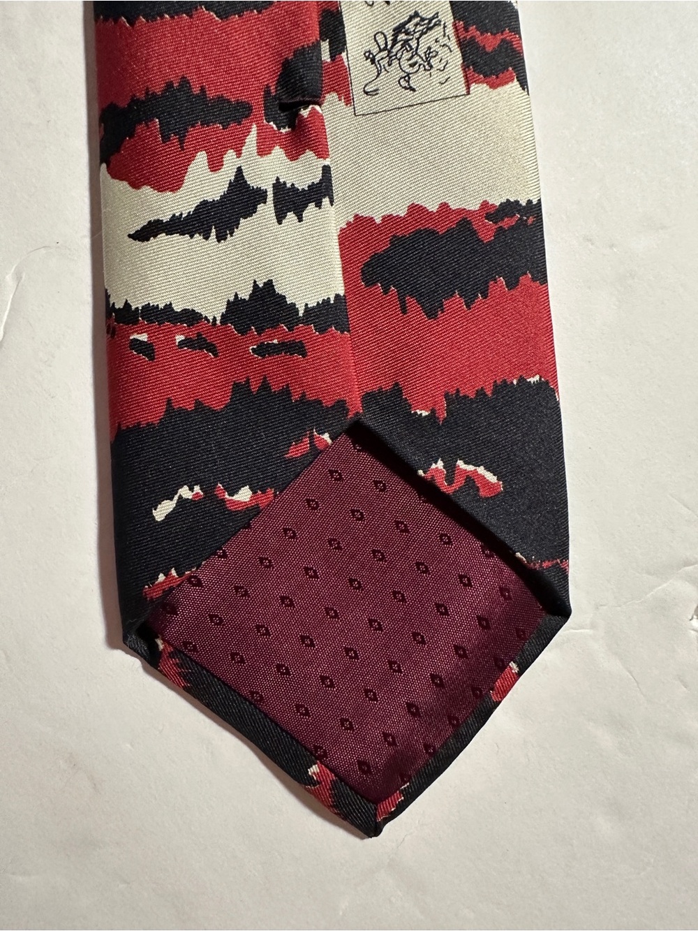 Vintage Till Goodan Michael Jacob’s Cowboy Western Silk Tie Made USA 55x4 - Picture 6 of 10
